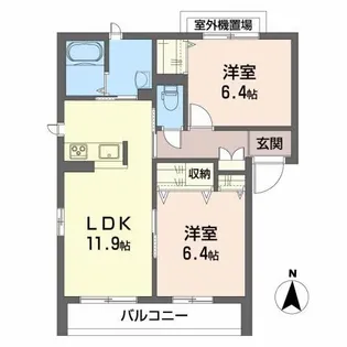 セントレアIII【3階】の間取り