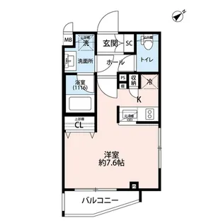 プレール・ドゥーク学芸大学II【3階】の間取り