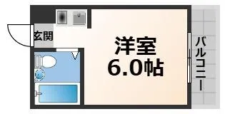 YOUハイム北深江【5階】の間取り