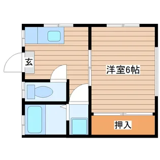 シャンテ佐孝【2階】の間取り