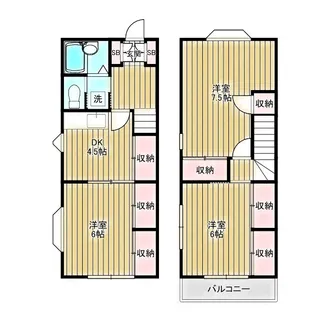 林コーポの間取り