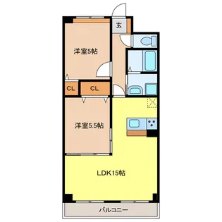愛知県名古屋市守山区大森5【マンション】の間取り