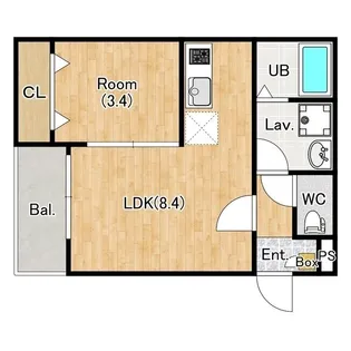 (仮称)ジーメゾン東宮原【1階】の間取り