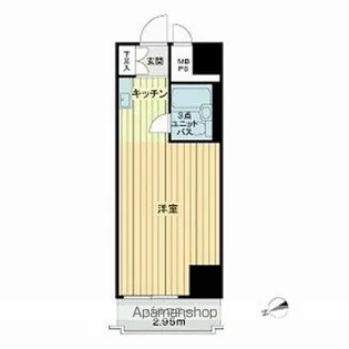 パークハイツ日本橋蛎殻町【3階】の間取り
