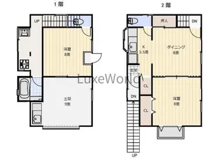 神奈川県横浜市神奈川区菅田町【一戸建】の間取り