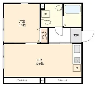 LiveFlat中野鷺宮【5階】の間取り
