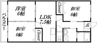静岡県浜松市中央区高丘北3【マンション】の間取り
