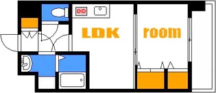 広島県広島市中区十日市町1【マンション】の間取り