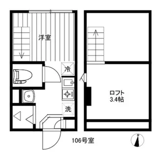 Coron Heiwadai【1階】の間取り