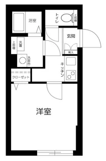 レクス大崎【1階】の間取り