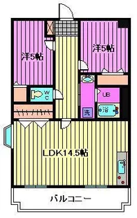 埼玉県さいたま市中央区上峰3【マンション】の間取り