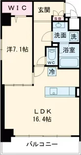 VOLGA BLDG アドグリシーヌ竜泉【3階】の間取り