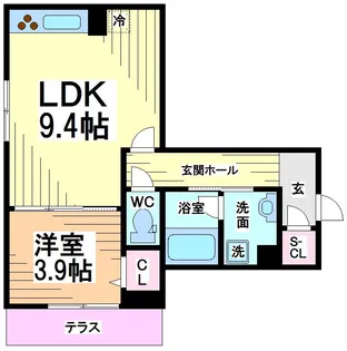 神奈川県川崎市多摩区登戸新町【アパート】の間取り