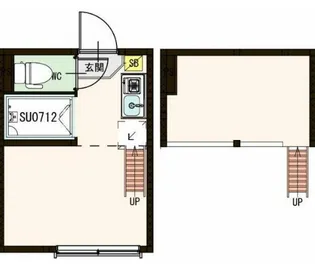 Three forest 西巣鴨【2階】の間取り