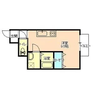 ベル・クレール【1階】の間取り