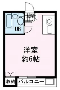 レスパーニャよしのB【2階】の間取り