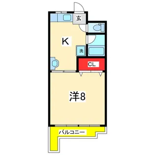 フェニックス学校町【2階】の間取り