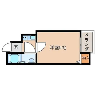 ハイコート枚方【2階】の間取り