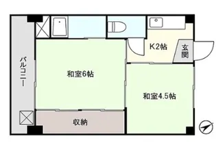 アシスト上越マンション I【2階】の間取り