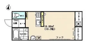NSコーポ新片町【2階】の間取り