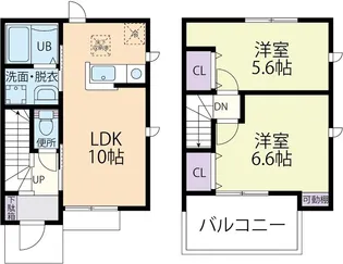 Vivales II C(ヴィヴァレス)の間取り