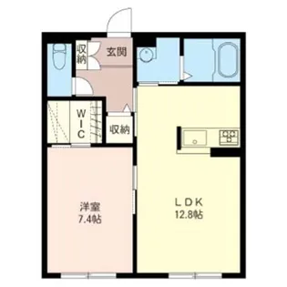 フランボワーズ太田【1階】の間取り