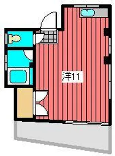 K&Kハイツ【4階】の間取り