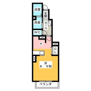 エル・ダンジュ【1階】の間取り