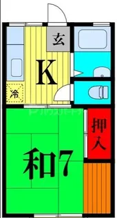 ハイツメイ【1階】の間取り