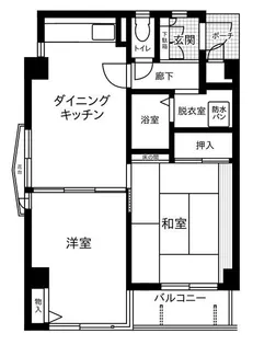 グリーンサイド【3階】の間取り