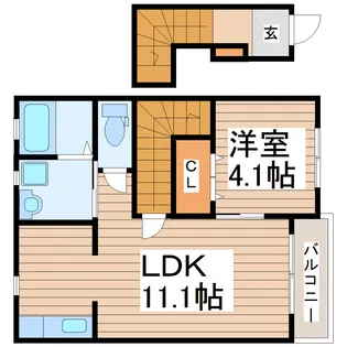 フィルモアシティ【2階】の間取り