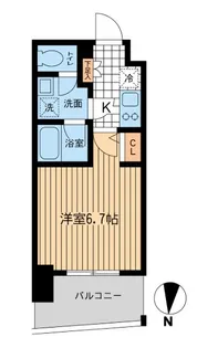 KDXレジデンス大山【9階】の間取り