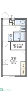 レオパレスコンフォール【2階】の間取り