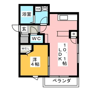 CITY HILLS【1階】の間取り