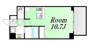 プレサンスOSAKA江坂【7階】の間取り
