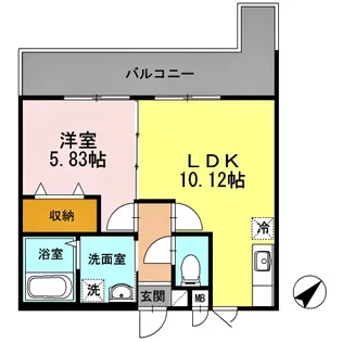 エクレールHP上星川【3階】の間取り