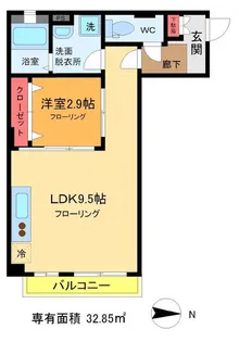 シルフィード【3階】の間取り