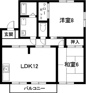 サンフラワーフジ【2階】の間取り