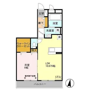 プリムローズ【2階】の間取り