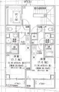 プレーマ南千住【4階】の間取り