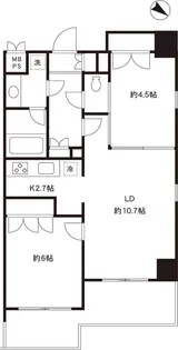エピック東日本橋レジデンス【5階】の間取り