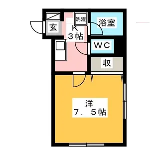 CQレジデンス赤羽西【4階】の間取り