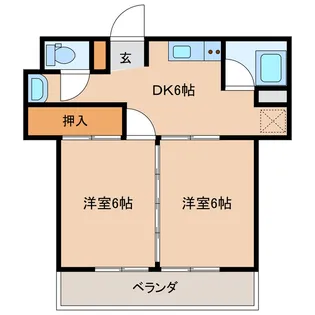 URARAIII【2階】の間取り