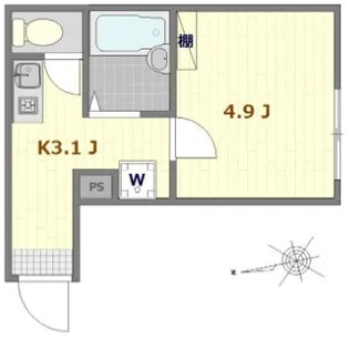 Well-being羽田【2階】の間取り