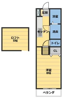 クレバネス町屋【1階】の間取り