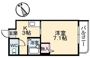 インカム21【1階】の間取り
