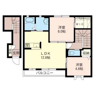 クレエIII【2階】の間取り
