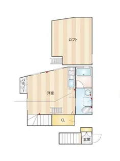 Alice BerryII【2階】の間取り