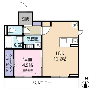 セレスティア本荘中ノ町【2階】の間取り