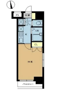 スカイコート神田須田町【6階】の間取り